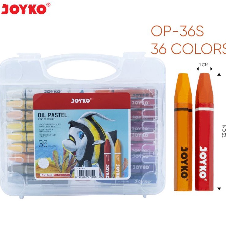 

Produk Keren Krayon Crayon Oil Pastel JOYKO 36 Warna