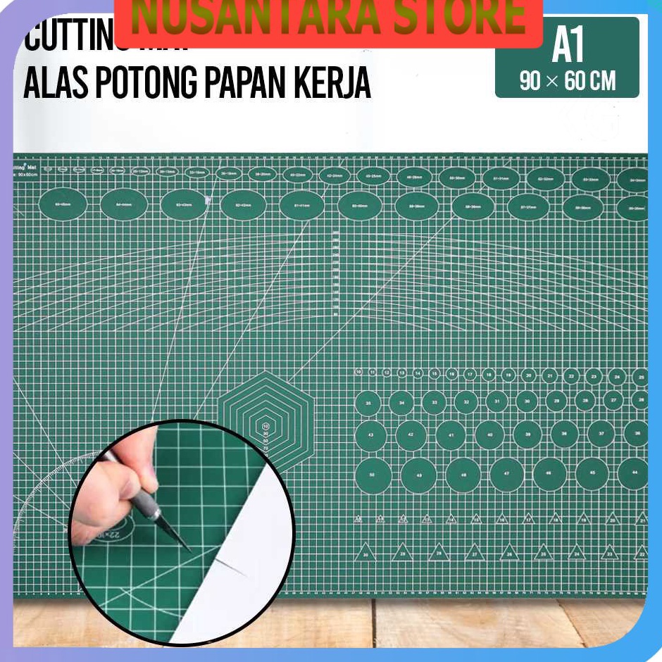 

Bestseller NUSANTARA STORE QJH Working Pad Cutting Mat Alas Potong Papan Kerja A1 9 x 6 cm QJ4