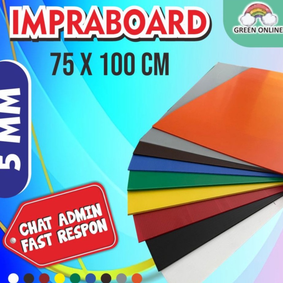 

Bestseller IMPRABOARD 5MM INFRABOARD IMPRABOARD 1X75cm 5mm PP BOARD