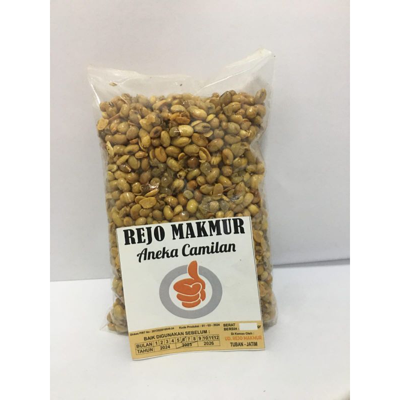 

cemilan kedelai gurih , renyah, rejo makmur//kemasan 270gram