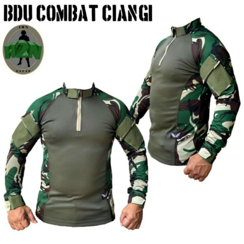 BAJU TNI BDU CIANGI LENGAN PANJANG,BAJU BDU TNI LORENG