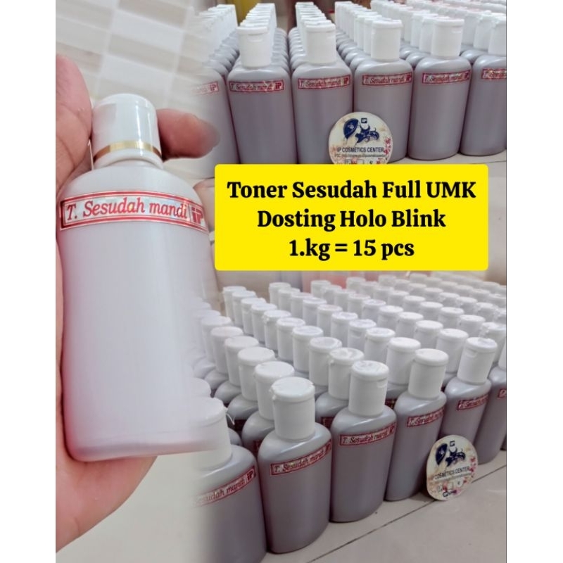 PAKET USAHA HARGA GROSIR MURAH TONER SESUDAH MANDI FULL UMK DOSTING 1KG ISI 15 PICIS IP SKINCARE IPU