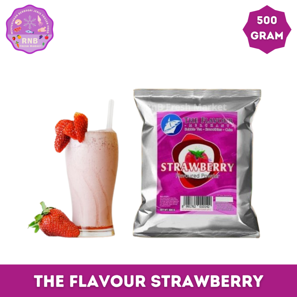 

The Flavour Bubuk Minuman Strawberry Netto 500 Gram