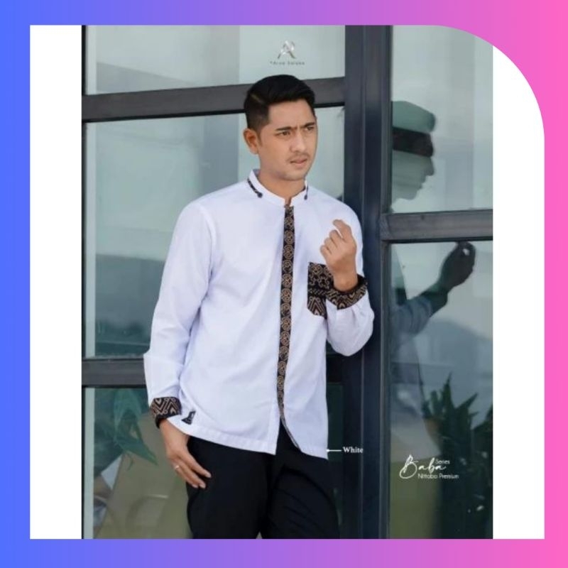 Baba Series AR By Arya Saloka Baju Koko Kurta Kemeja Pria Terbaru Terlaris