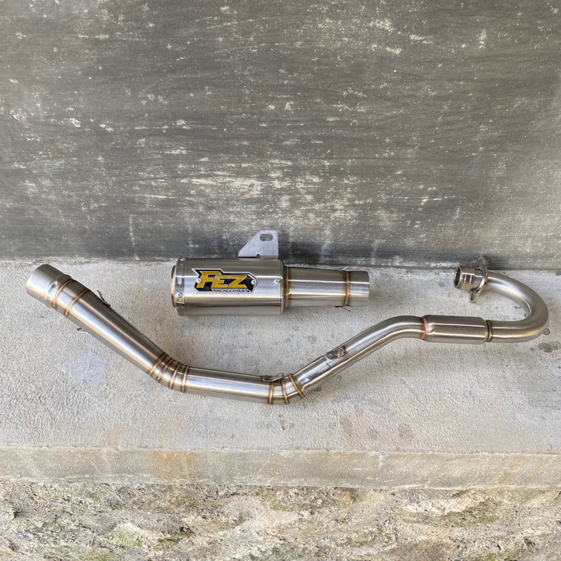 KNALPOT FEZ RACING EXHAUST CRF KLX SILINCER PENDEK NON CORONG