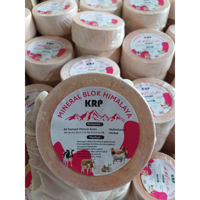 Mineral blok kambing Himalaya 500 gram -  Mineral block - Mineral blok - Mineral untuk sapi - Vitami