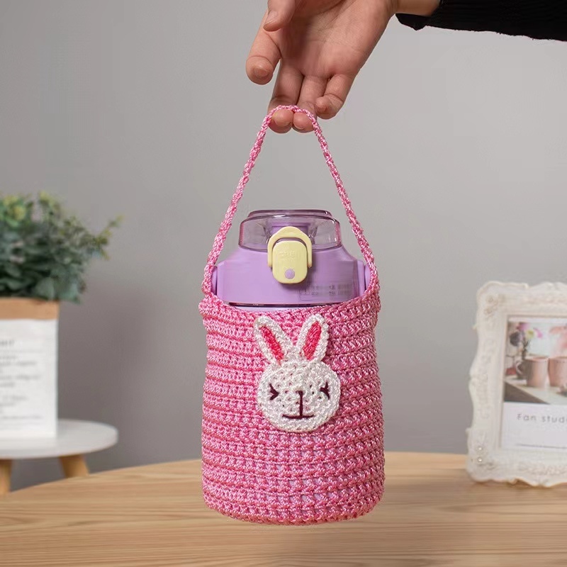 BT0316 Tas Sarung botol minum / Tas Botol Minum lucu / Tas Termos Rajut / Tas Rajut Sarung Botol Min