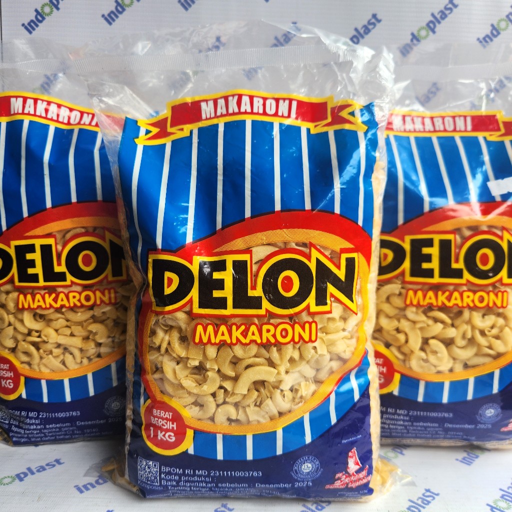 

Delon Makaroni Rebus / Makaroni Bantet / Makaroni Kuning 1 kg / Makaroni Biru 1kg / Delon Biru 1 kg