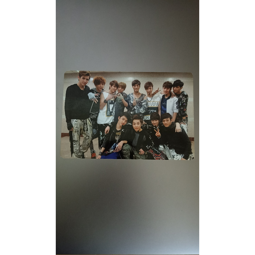 PC PHOTOCARD EXO GROUP OT12 MAMA ALBUM