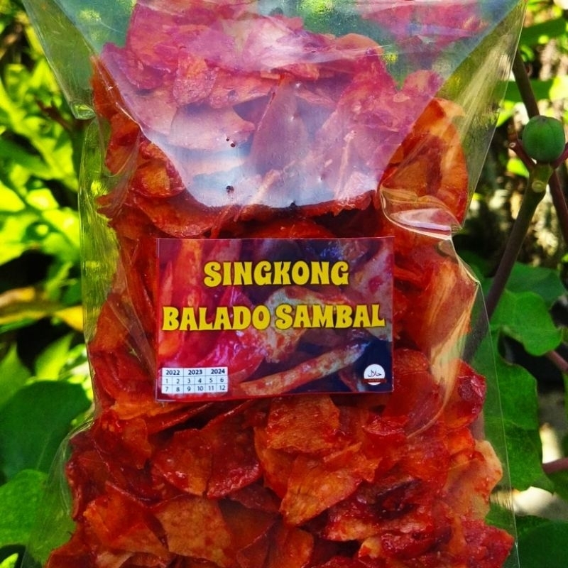 

keripik singkong sambal balado basah sinjay 200gr