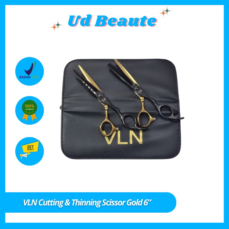 

VLN Cutting & Thinning Gold Scissor 6”