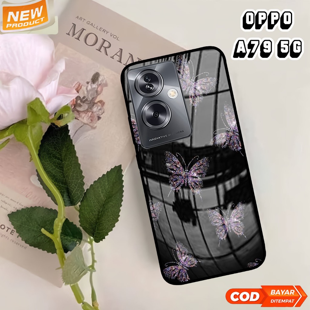 Softcase Glass Kaca Oppo A79 (T84)