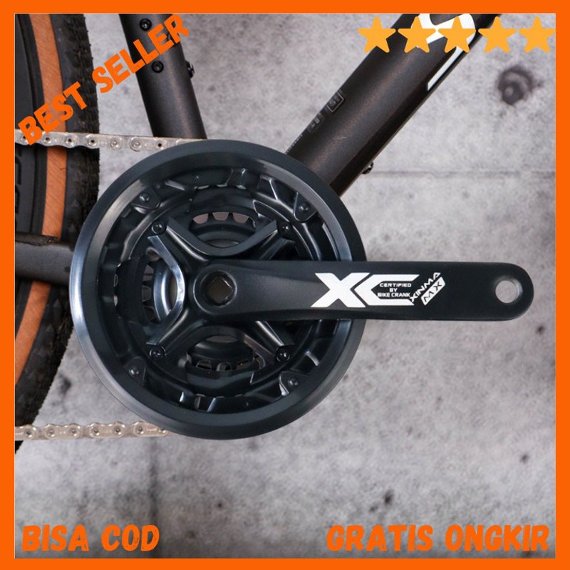 Gigi Crankset Sprocket Sepeda 24T 34T 42T 7/8/9 Speed