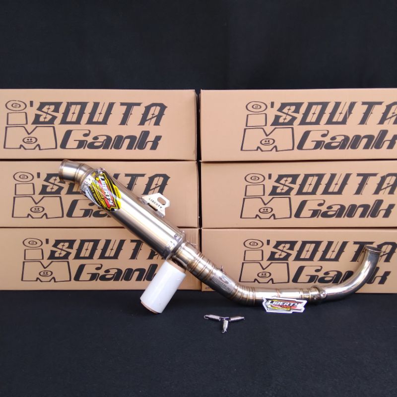 knalpot matic 150 155 200 300cc for Aerox Nmax Vario PCX new old original Liberty Racing Passion typ