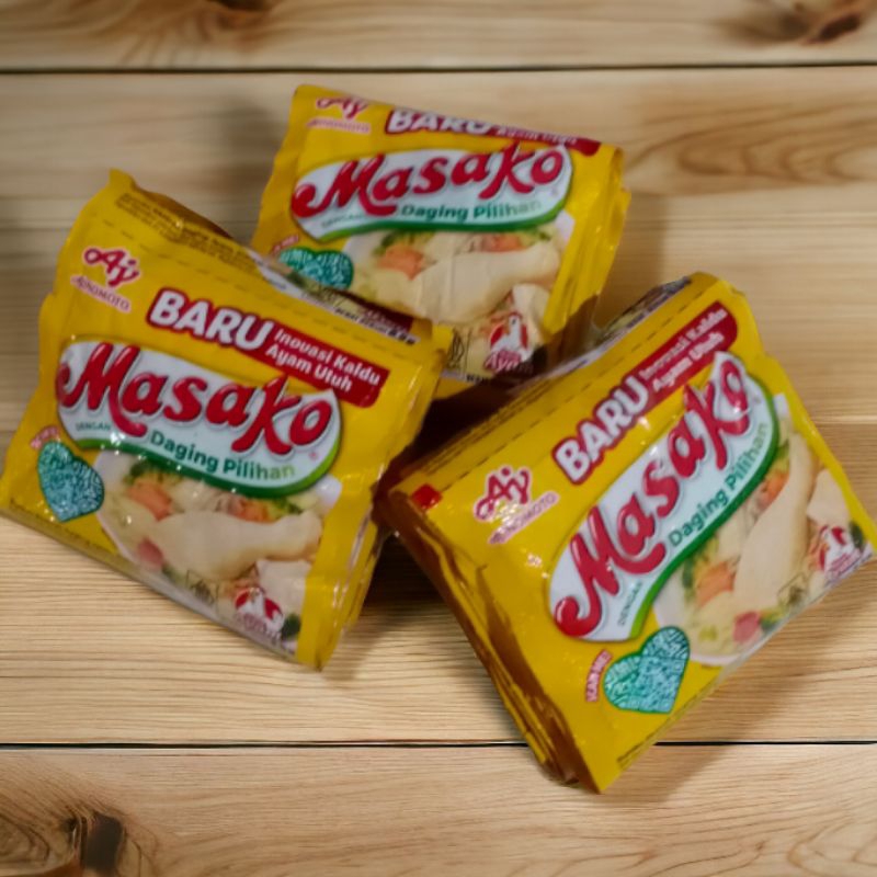 

Masako bumbu kaldu penyedap rasa kemasan Renceng 8,5gramX12