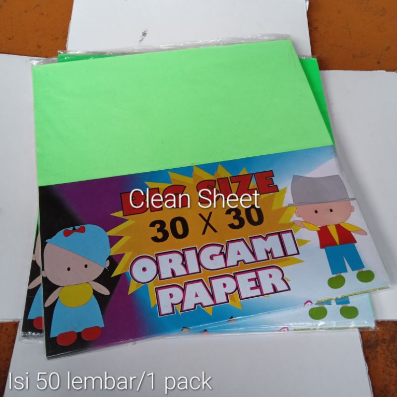 

Kertas origami asturo 30cm x 30cm isi 50 lembar