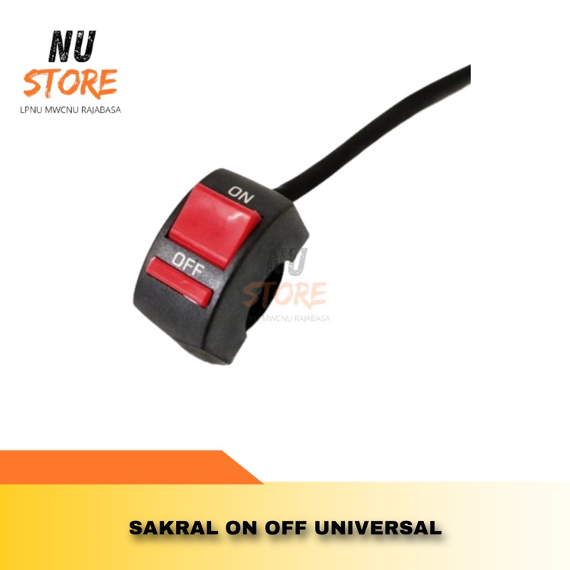 Saklar on off universal - Holder tombol lampu bisa semua motor rx king rxs yt115
