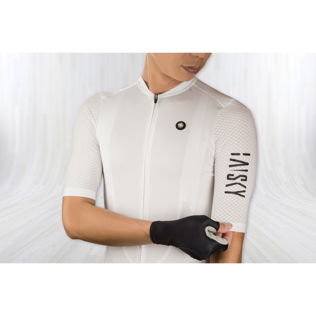 Jersey BAISKY Men Short Sleeve Jersey Purity White