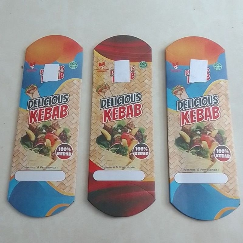 

Promo dus kebab Ukuran 24 x 9// kemasan kebab isi 500 lembar
