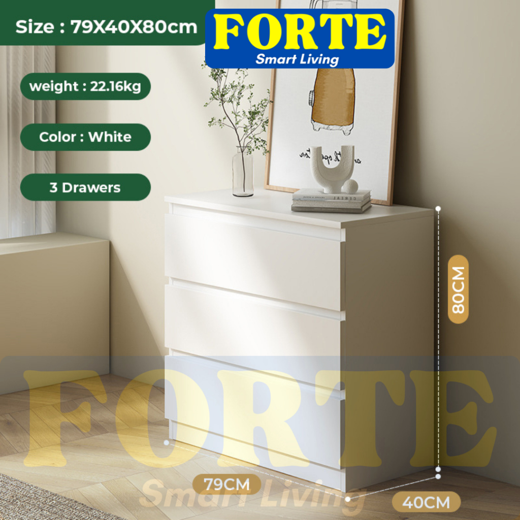 Lemari Laci / Lemari Baju Minimalis / Lemari Serbaguna / Lemari Susun Kayu / Lemari Putih Minimalis