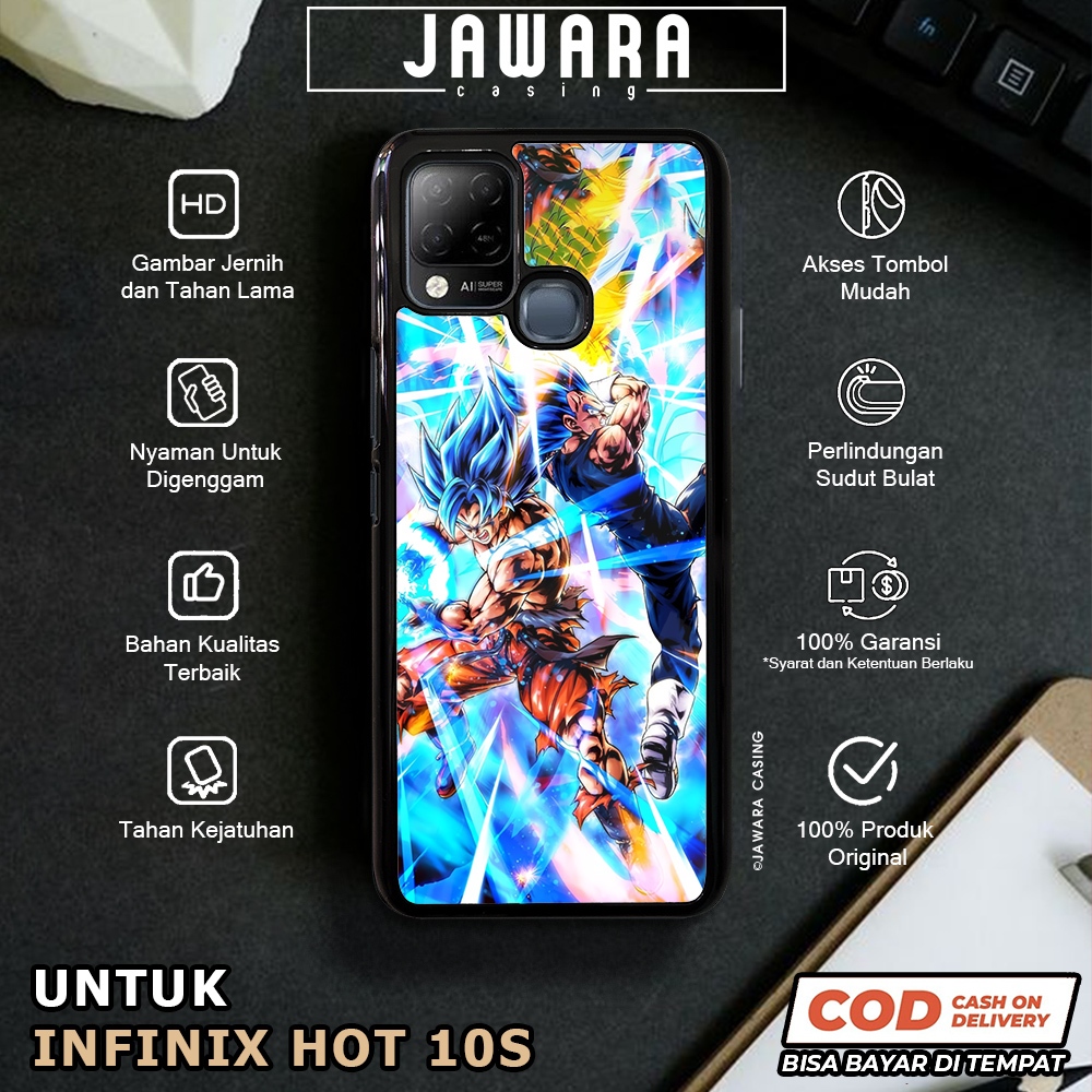 Case Infinix Hot 10S Casing Infinix Hot 10S [DBZ] Premium Glossy Case Hp Infinix Jawara Casing Hp In