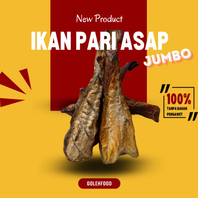 

Ikan Pari Asap daging tebal | ikan pari mangut