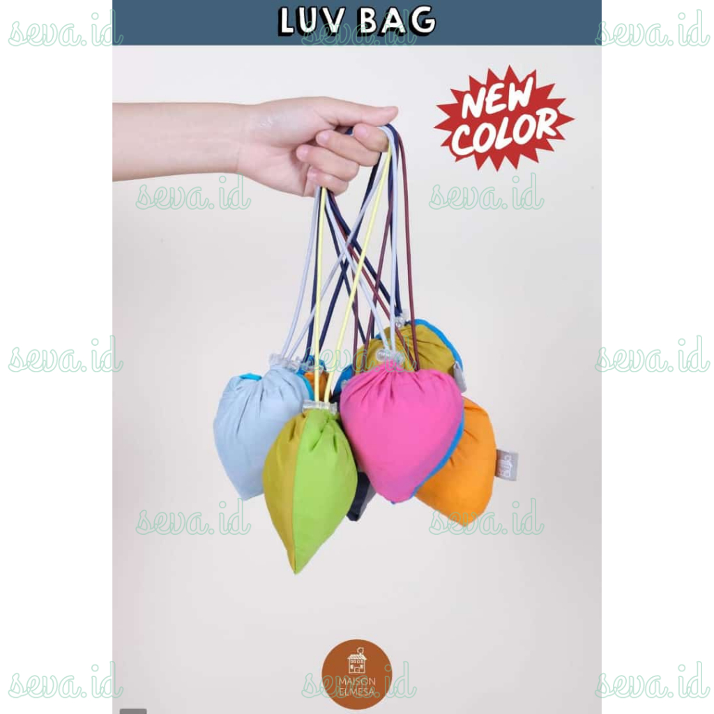 Maison Elmesa Luv Bag Color Block Tas Belanja Reusable Bag COLORBLOCK BAG