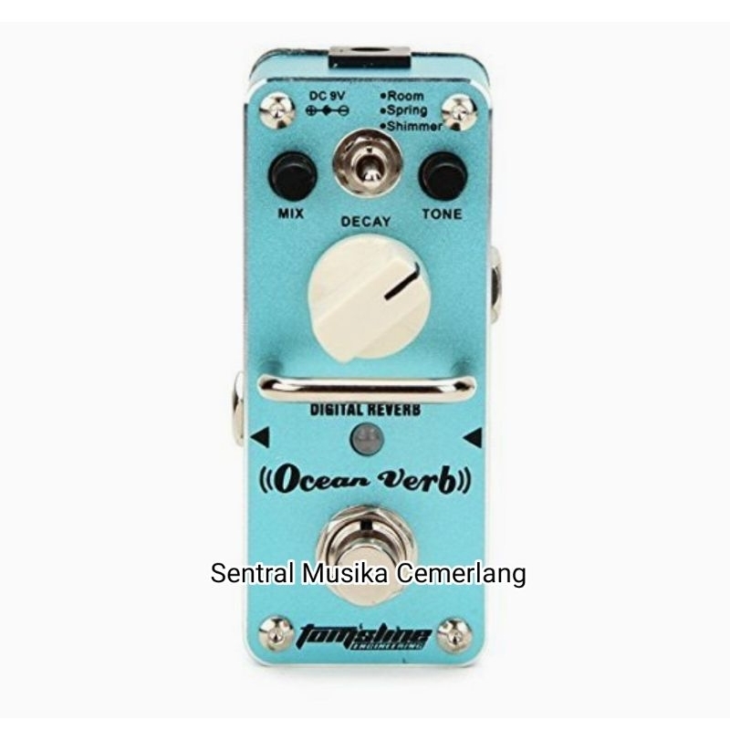 Efek Gitar Reverb Tomsline Ocean Verb Digital Reverb Tomsline AOV-3