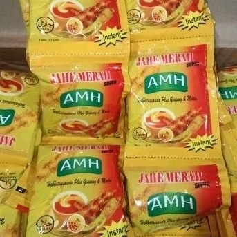 

Jahe Merah AMH Plus Habbatussauda Kencono Sari 1 Sachet