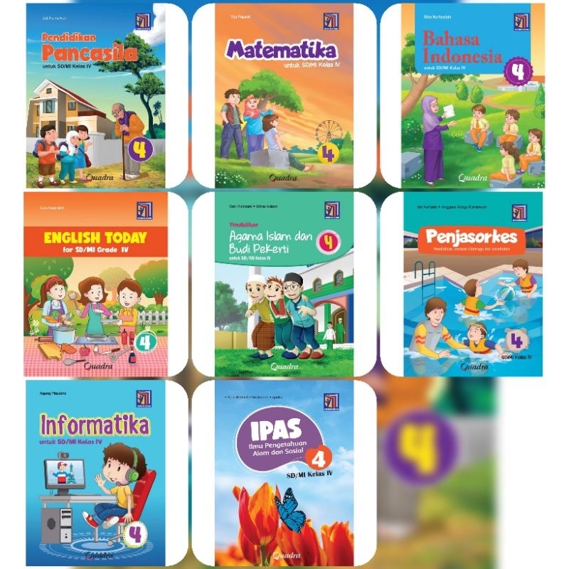 Pelajaran Kurikulum Merdeka Kelas 4 SD/Mi - Quadra