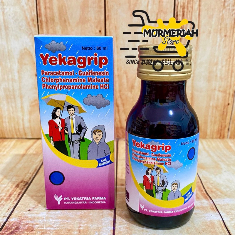 YEKAGRIP SYRUP 60 ML - Sirup Batuk & Pilek 60 ML