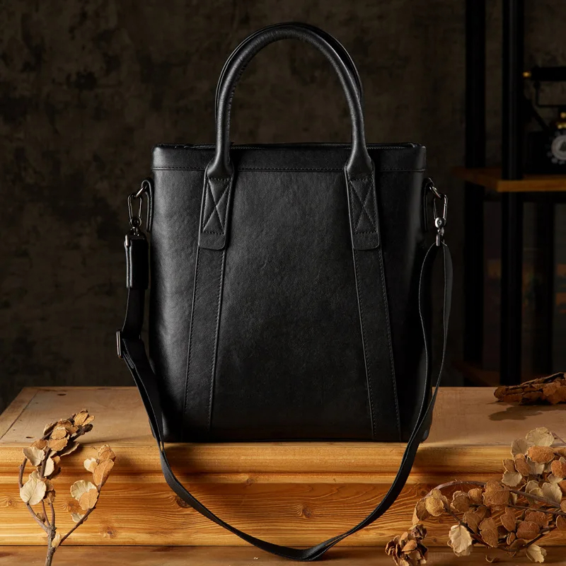 Tas Pria Selempang Kulit Asli Original - Tas Kulit Selempang Jinjing Asli Kulit Sapi - Tas Tangan Ku