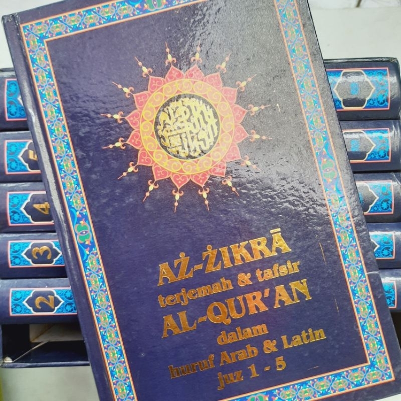 Buku Az Zikra 6 Jilid Al Qur'an Terjemah dan Tafsir dalam Arab Latin by Bachtiar Surin