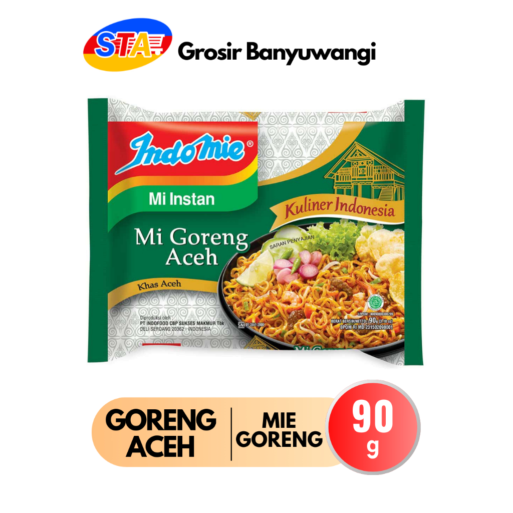 

[JATIM-BWI] INDOMIE GORENG ACEH 90G | MIE GORENG