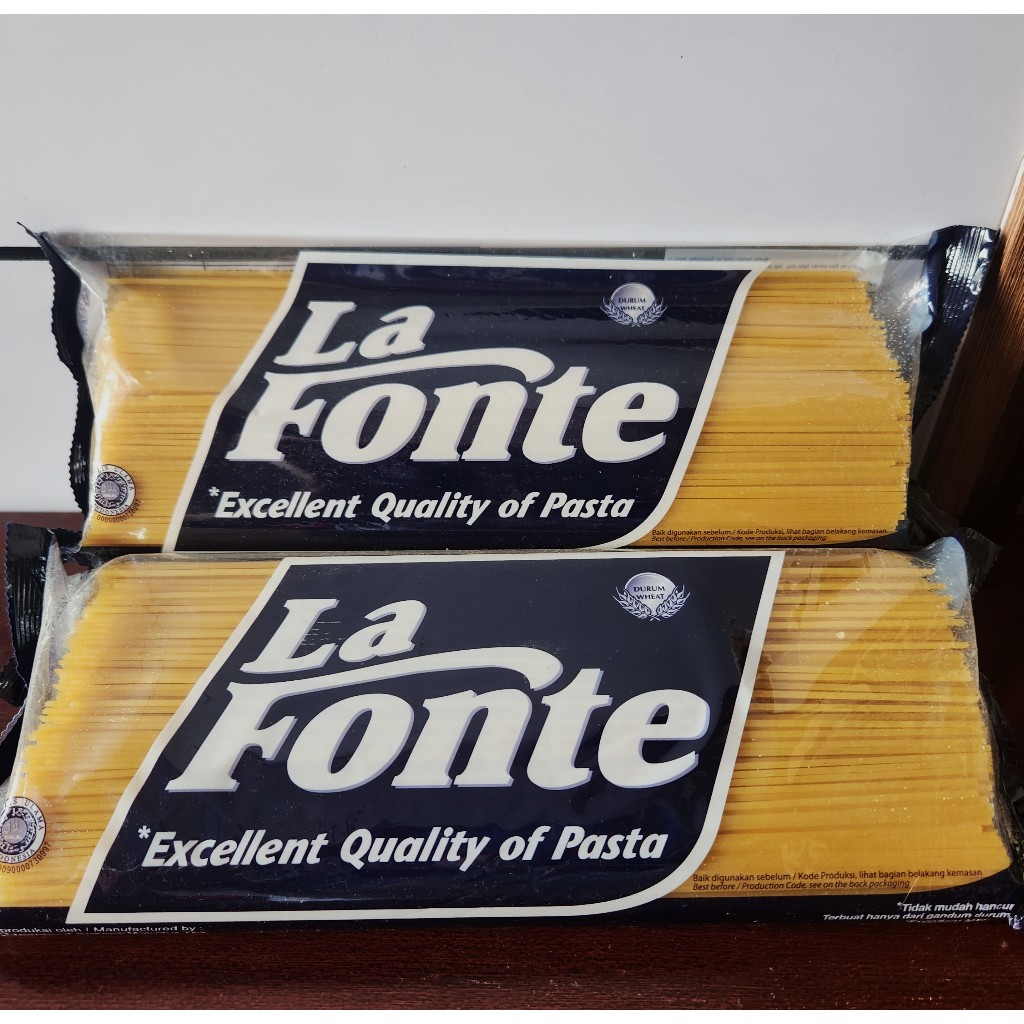 

La Fonte Pasta Spaghetti 1kg Spagetti Spagetti Spageti Instant 1 kg 1000Gram Bogasari