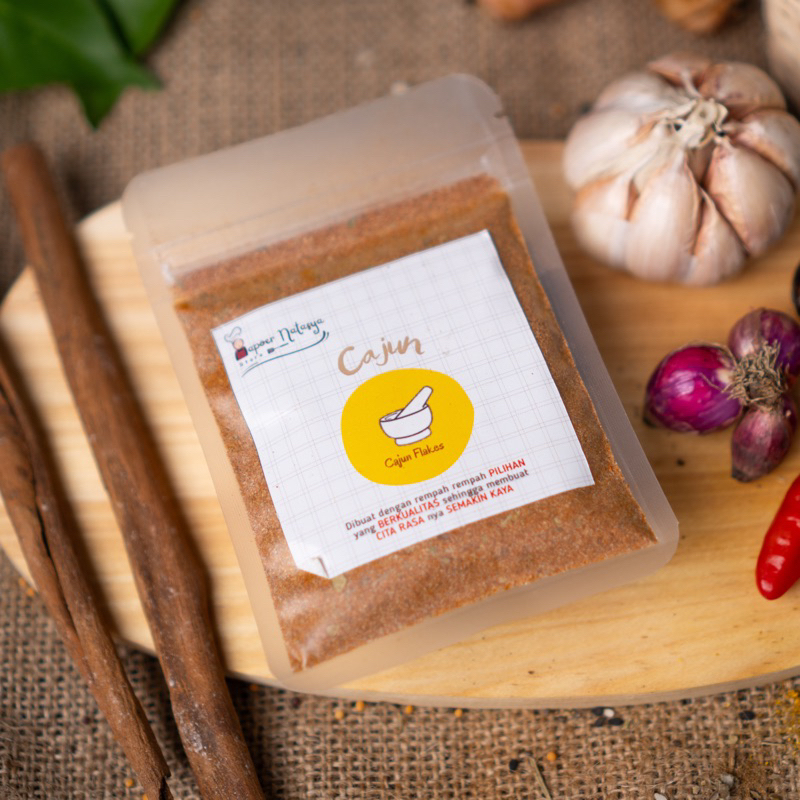 

Dapoer Natasya - Cajun Bumbu Masak Pelengkap Masakan Murni Ekonomis (30gram)