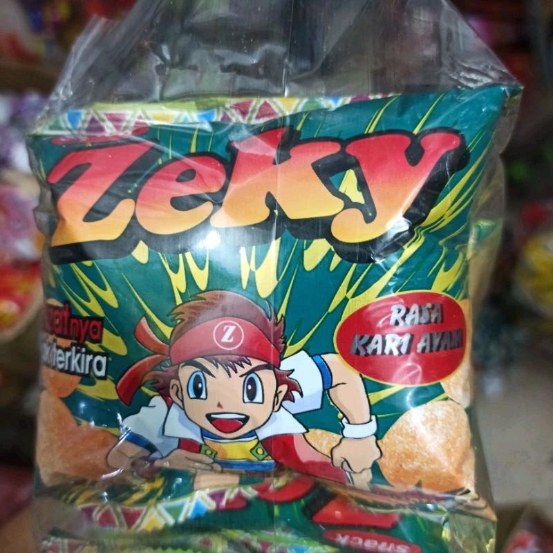 

Zeky Snack Jadul Rasa Kari Ayam Berhadiah Isi 10 Pcs
