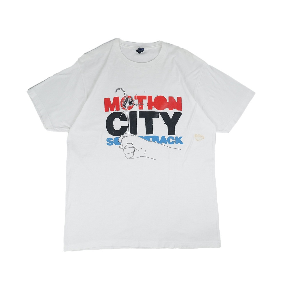 Kaos Band Motion City Soundtrack Limited Sparkler Tshirt White