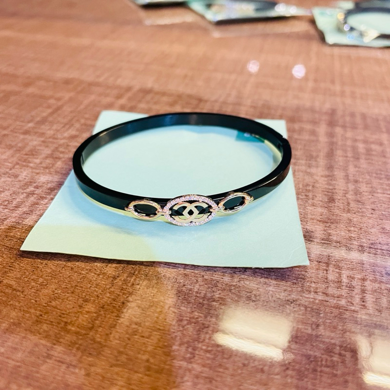 Gelang Emas asli Kadar 375/8k model keramik Lt emas