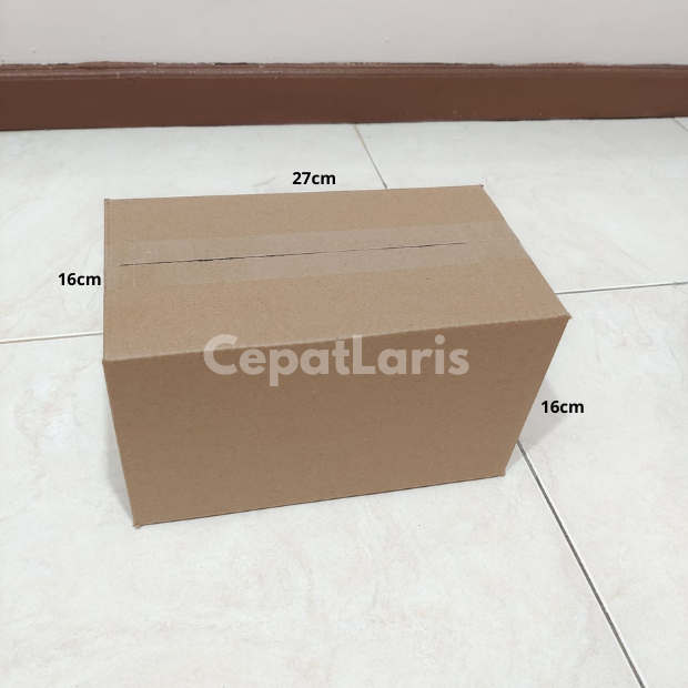 

CL Kardus Karton Ukuran 27x16x16 cm Box Corrugated Die Cut Dus Packing Botol Dus Packing Online