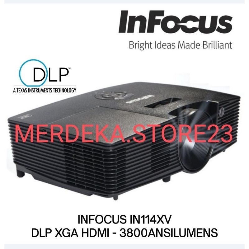 LCD PROJECTOR INFOCUS IN 114XV | INFOCUS IN-114XV | INFOCUS IN114XV | XGA HDMI DLP PROYEKTOR ANSI LU