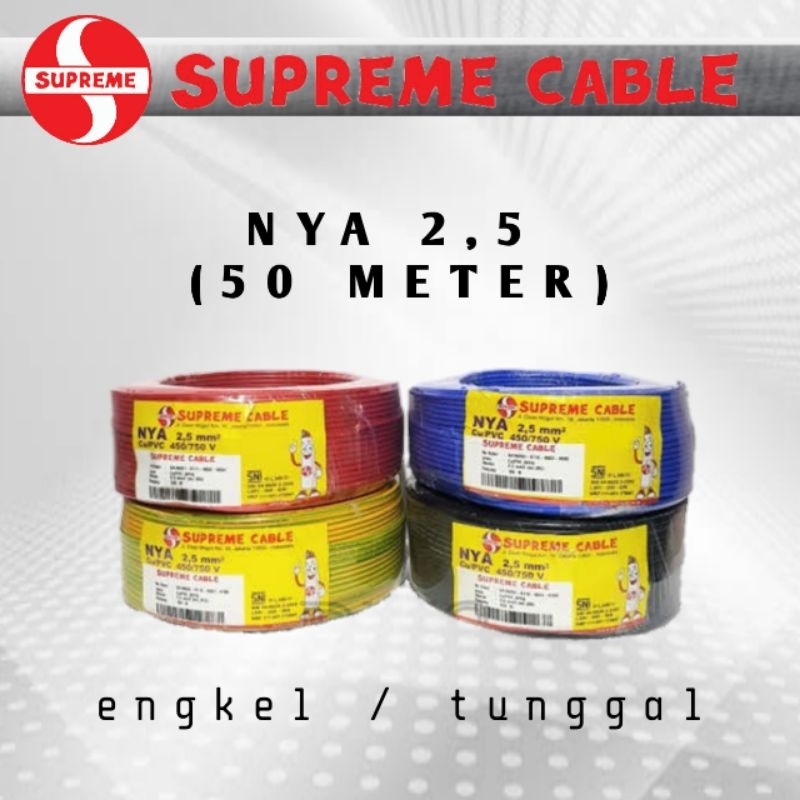 NYA SUPREME 2,5 / KABEL LISTRIK / KABEL ENGKEL