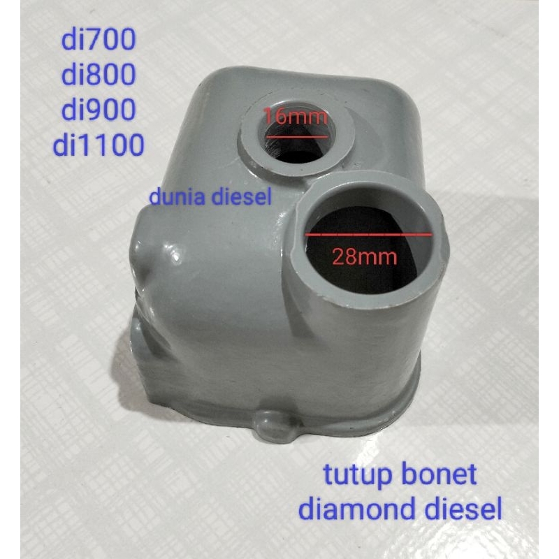 tutup bonet DIAMOND diesel di700 di800 di900 di1100 cover rocker mesin diesel Mitsubishi