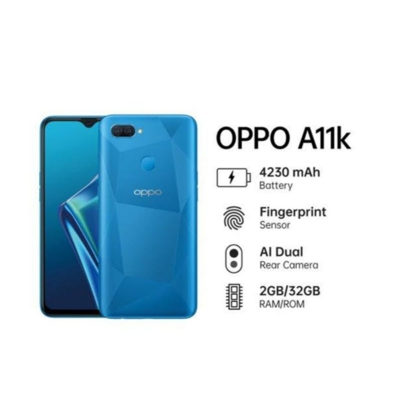 HP OPPO A11K 2/32 GB - OPPO A11 K RAM 2GB ROM 32GB GARANSI RESMI