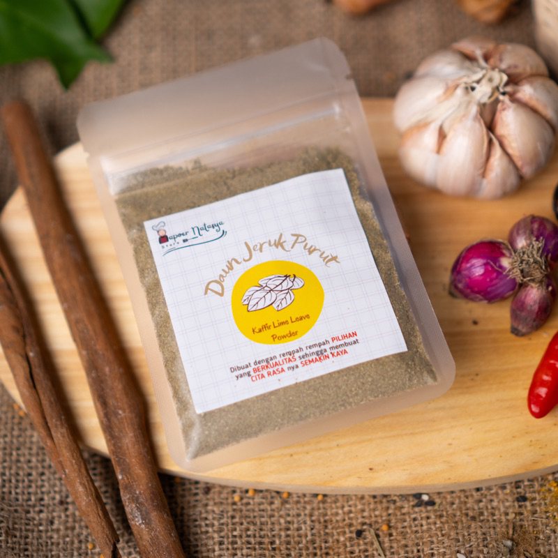 

Dapoer Natasya - Daun Jeruk Purut Bubuk Kaffir Lime leave Powder Bumbu Masak Murni ekonomis (30gram)