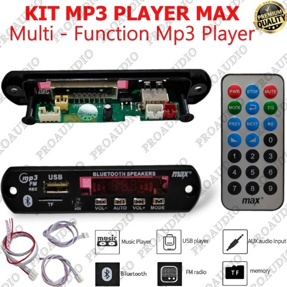 KODE G39W MODUL MP3 BLUETOOTH PLUS FM RADIO MAX  KIT MODUL MP3 BT KIT MP3 MAX KIT PEMUTAR LAGU MP3 U