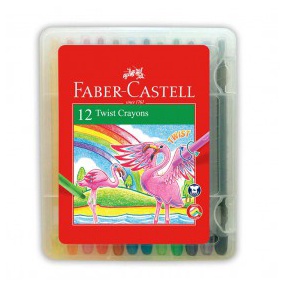 

KODE E95X FABER CASTELL TWIST CRAYON 12WARNA 24 WARNA CRAYON PUTAR