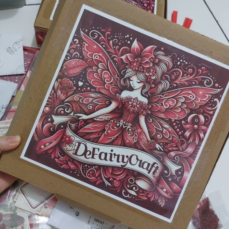 

Premium Journal Kit ±300pcs++ "Vermillionaire Red" Red Themed Premium Best Value‼️✨️