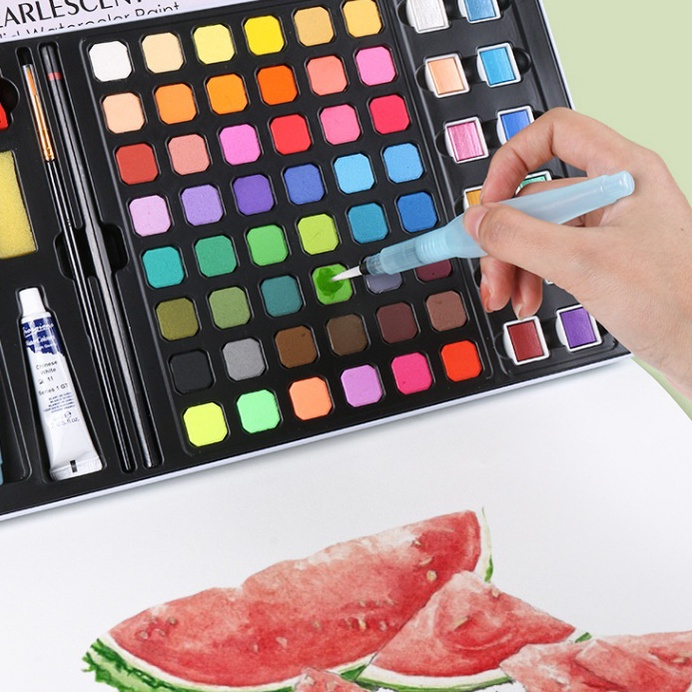 

1 SET CAT AIR ISI 6 WARNA KUAS 1 SET CAT AIR DAN ALAT LUKIS 6 WARNA HIGH PIGMENTED LG