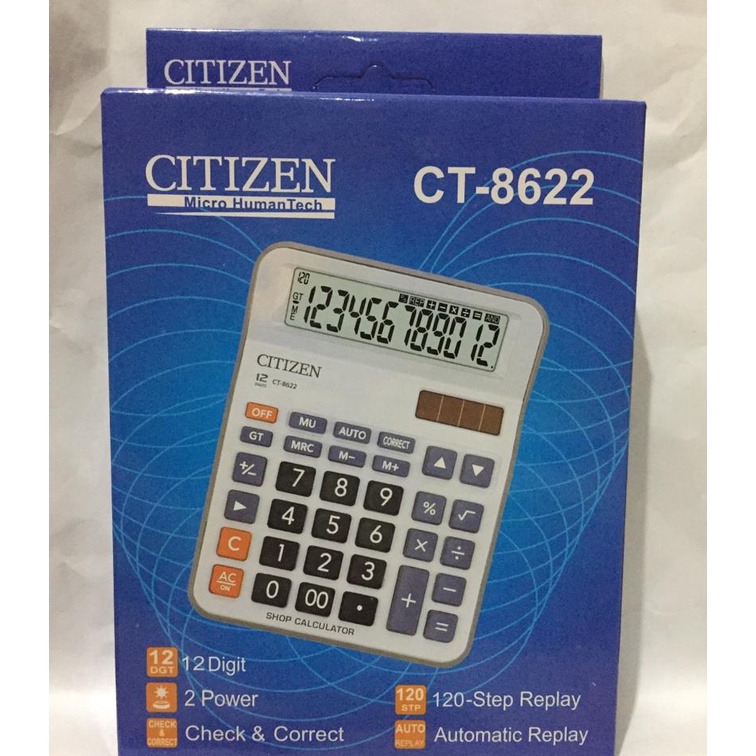 

Terjangkau KALKULATOR CALCULATOR CITIZEN CT 8622